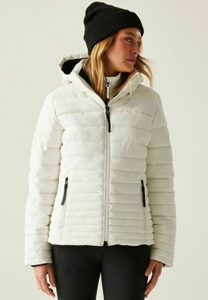 KELANE HOODED INSULATING BAFFLED QUILTED - Chaqueta de invierno - beige