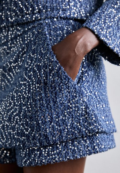 Maje Shorts - bleu argenté