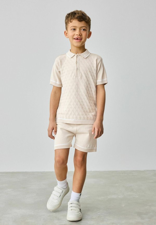 REGULAR FIT - TEXTURED SET  - Jogginghose - stone