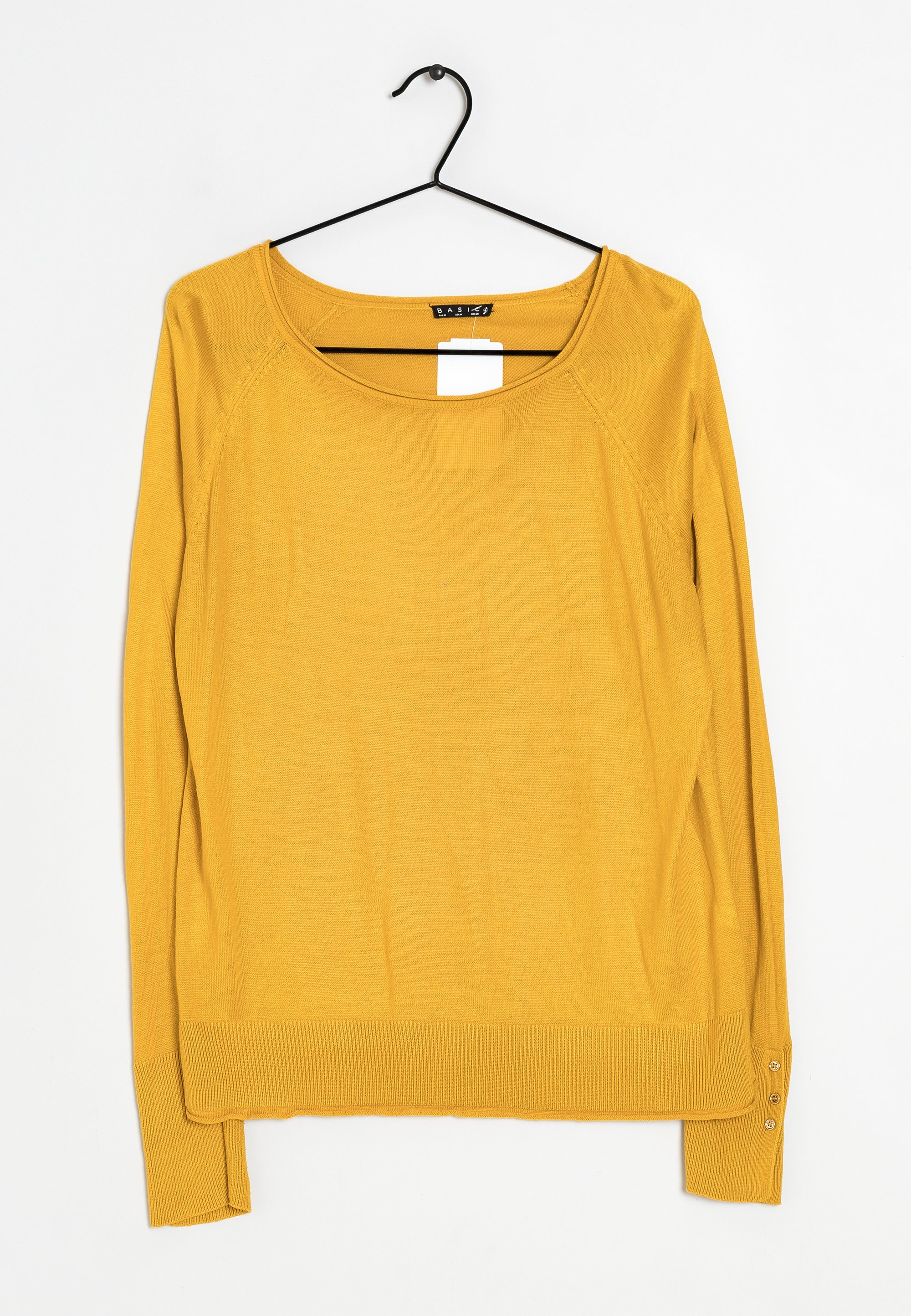 Zara Pullover yellow/jaune (Seconde main) ZALANDO