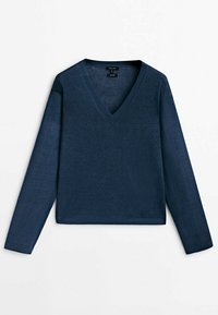 Massimo Dutti Strickpullover - blue