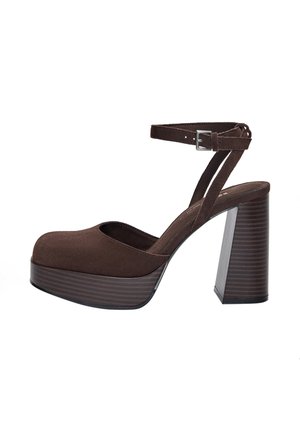 High heels - brown