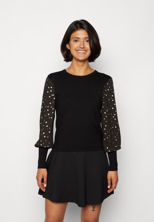 ONLJUNABELLE - Striktrøjer - black/black foil