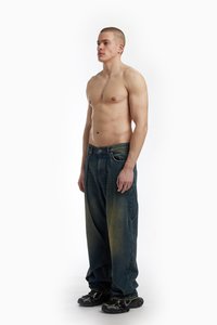 FAVELA DOUBLE LAYER - Løst sittende jeans - dark blue