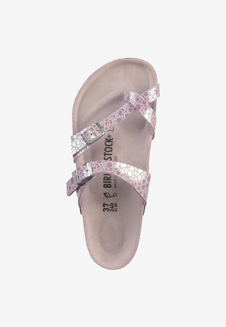 birkenstock mayari metallic stones lilac
