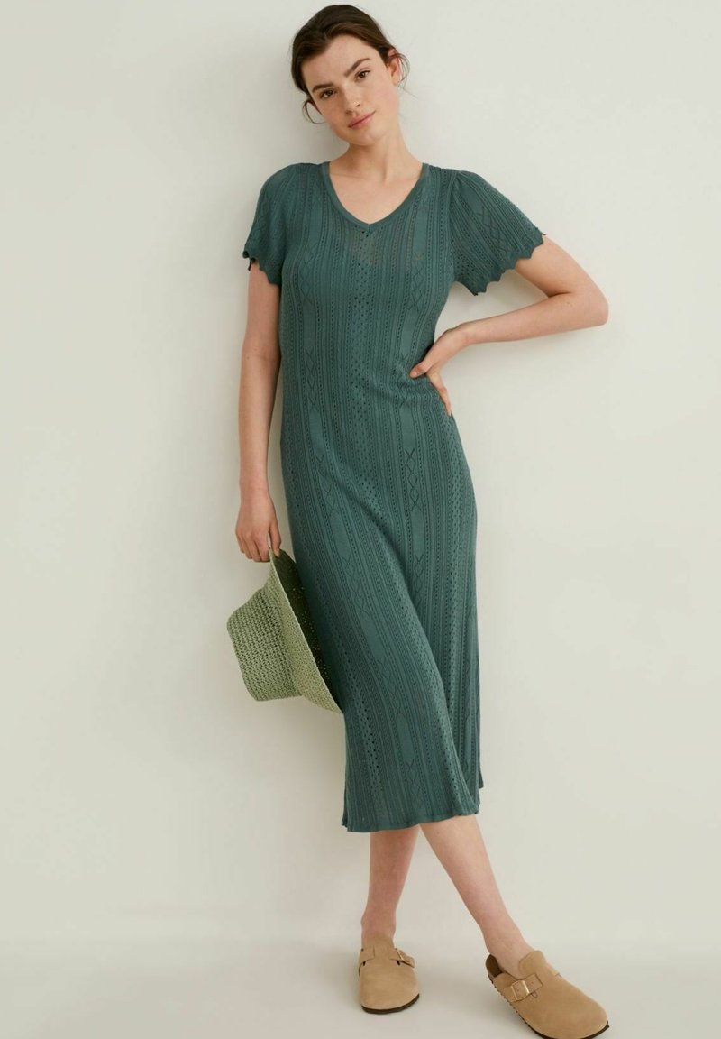 Damen Kleider | C&A Etuikleiddark green/dunkelgrün - KD36608 Damen Kleider | C&A Etuikleiddark green/dunkelgrün - KD36608