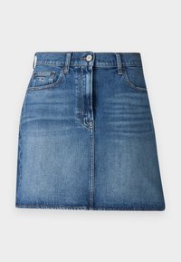 MOM SKIRT - Gonna di jeans - denim medium