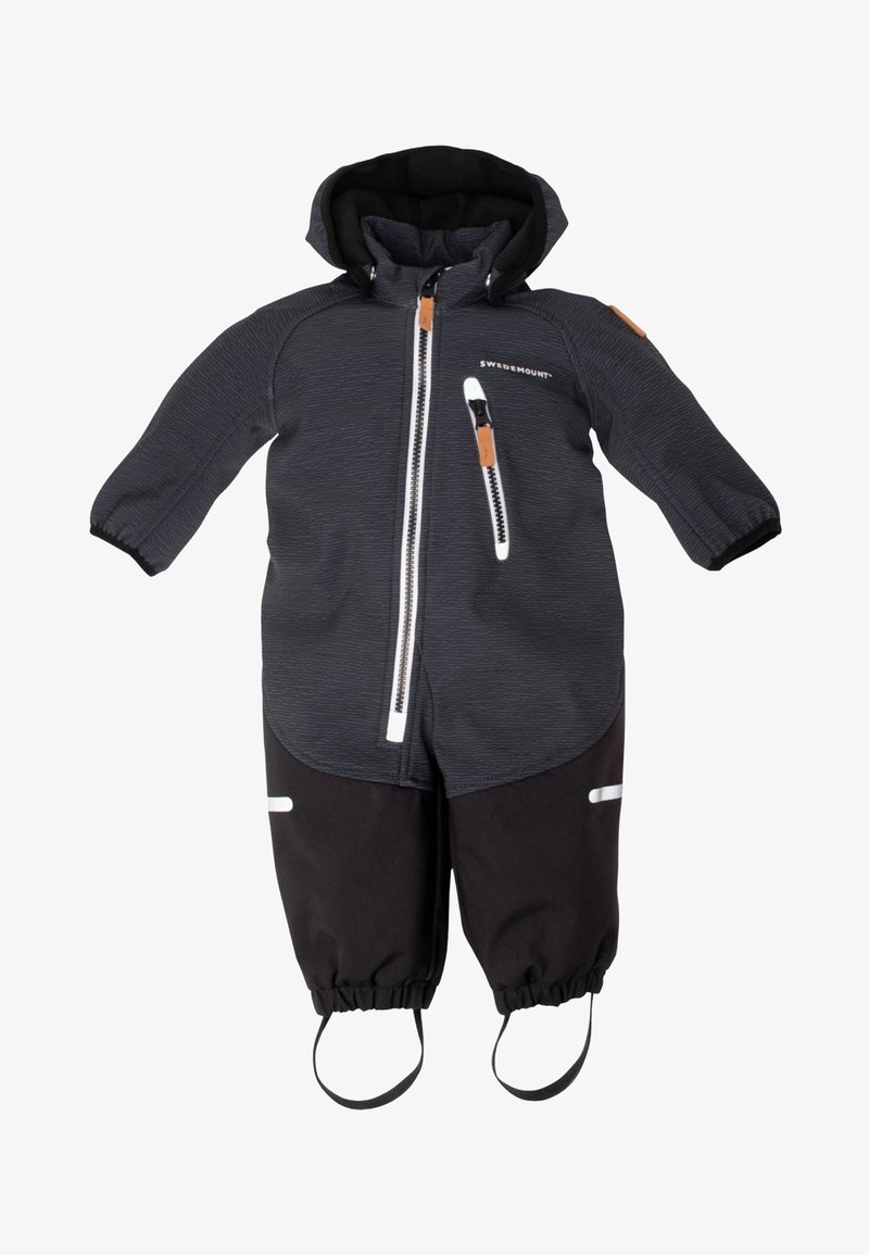 Swedemount HOLMENKOLLEN SOFTSHELL OVERALL INFANT - Tute impermeabili - charcoal melange