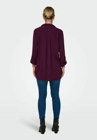 ONLY ONLYASMIN SHIRT - Button-down blouse - winetasting