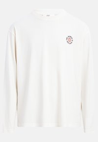 ABRAHAM TEE BOXY - Pikkade varrukatega topp - white