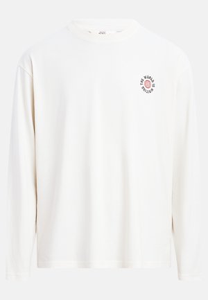 Redefined Rebel ABRAHAM TEE BOXY - Langarmshirt - white