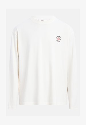 Redefined Rebel ABRAHAM TEE BOXY - Langarmshirt - white