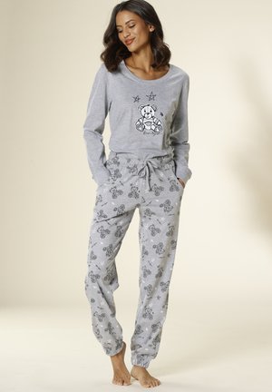 Pyjamas - SET beige/beige - LASCANA anthrazit