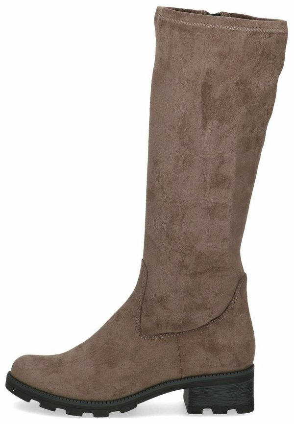 Stiefel - taupe stretch
