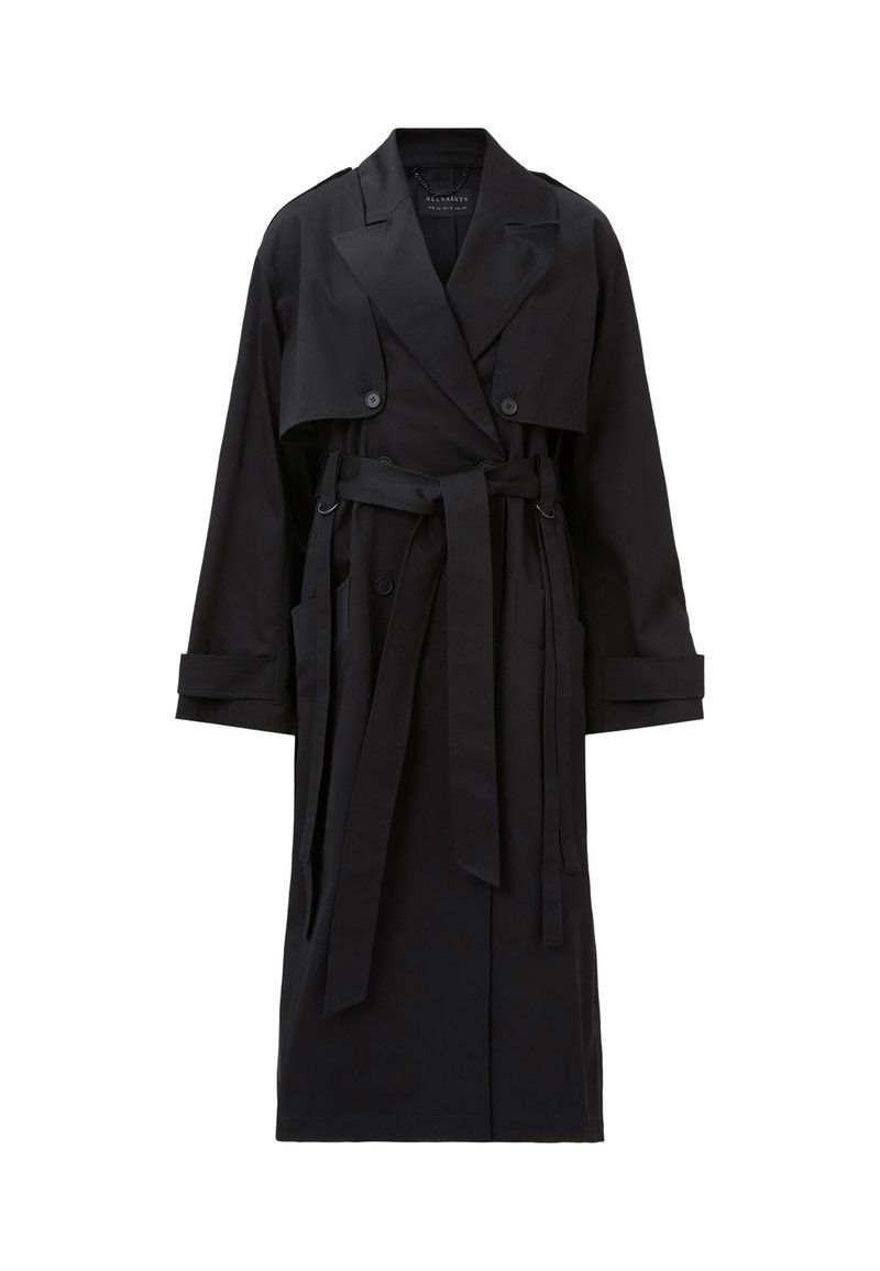 AllSaints Trenchcoat zwart