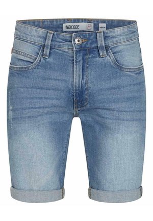 INDICODE JEANS Denim shorts - blue wash