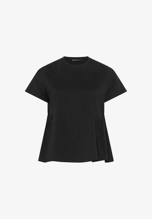 Yours Clothing, PLUS SIZE CASUAL TOPS - Camiseta estampada - black