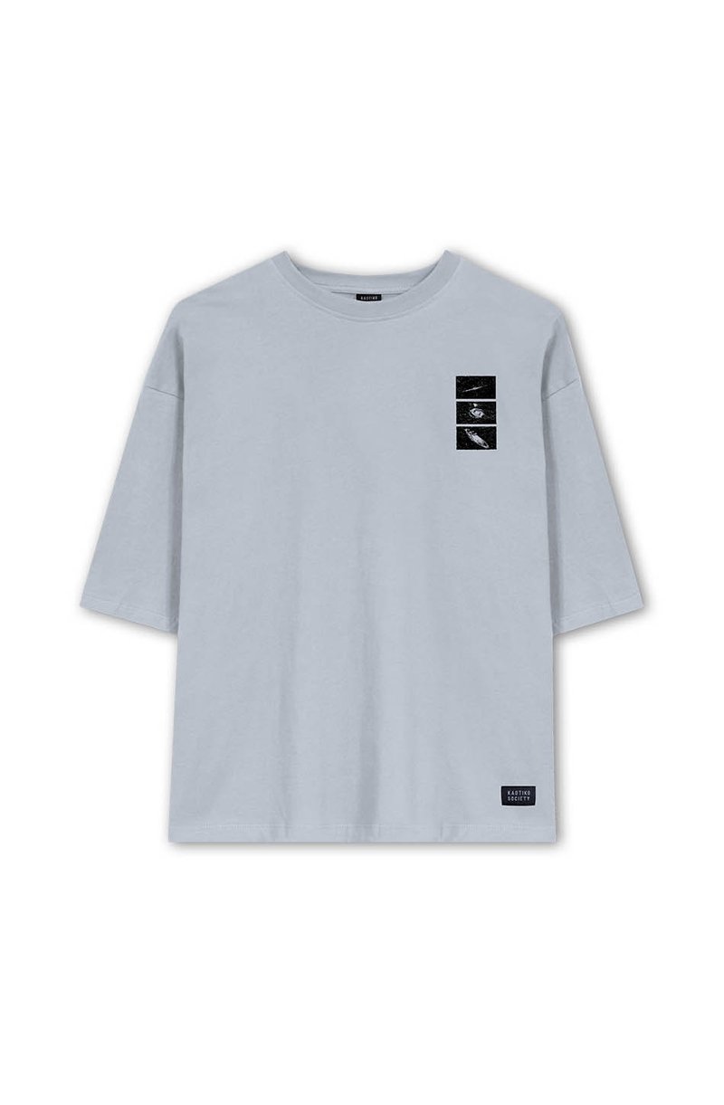 Kaotiko T-shirt print grijs