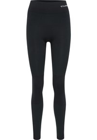 LCLEA SEAMLESS MID WAIST  - Tights - black melange