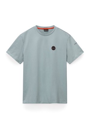 Napapijri BADGE - Basic T-shirt - green mil