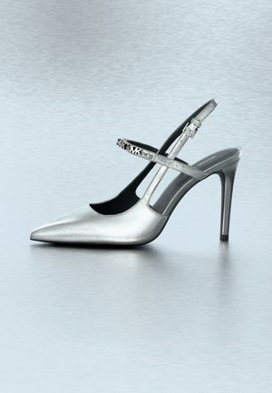 High Heel Pumps - silver-coloured