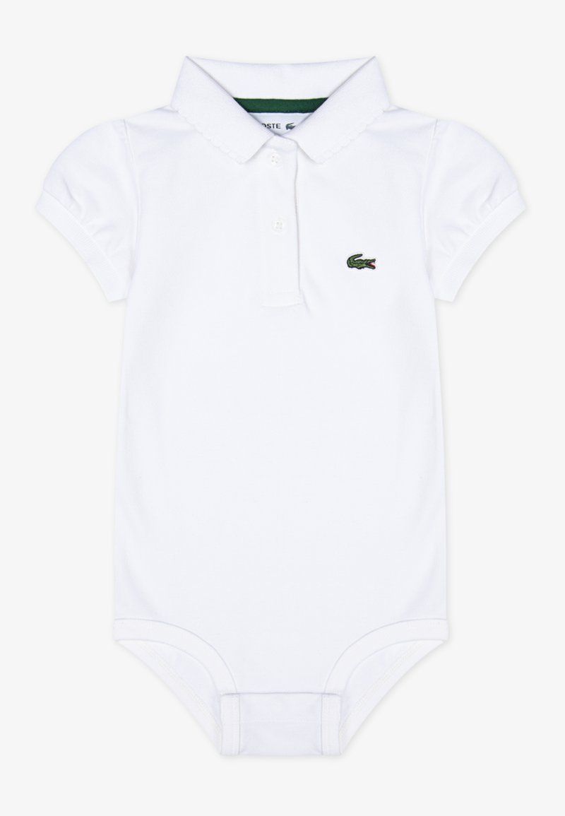 Lacoste SHIRRED SLEEVE - Poloskjorter - blanc
