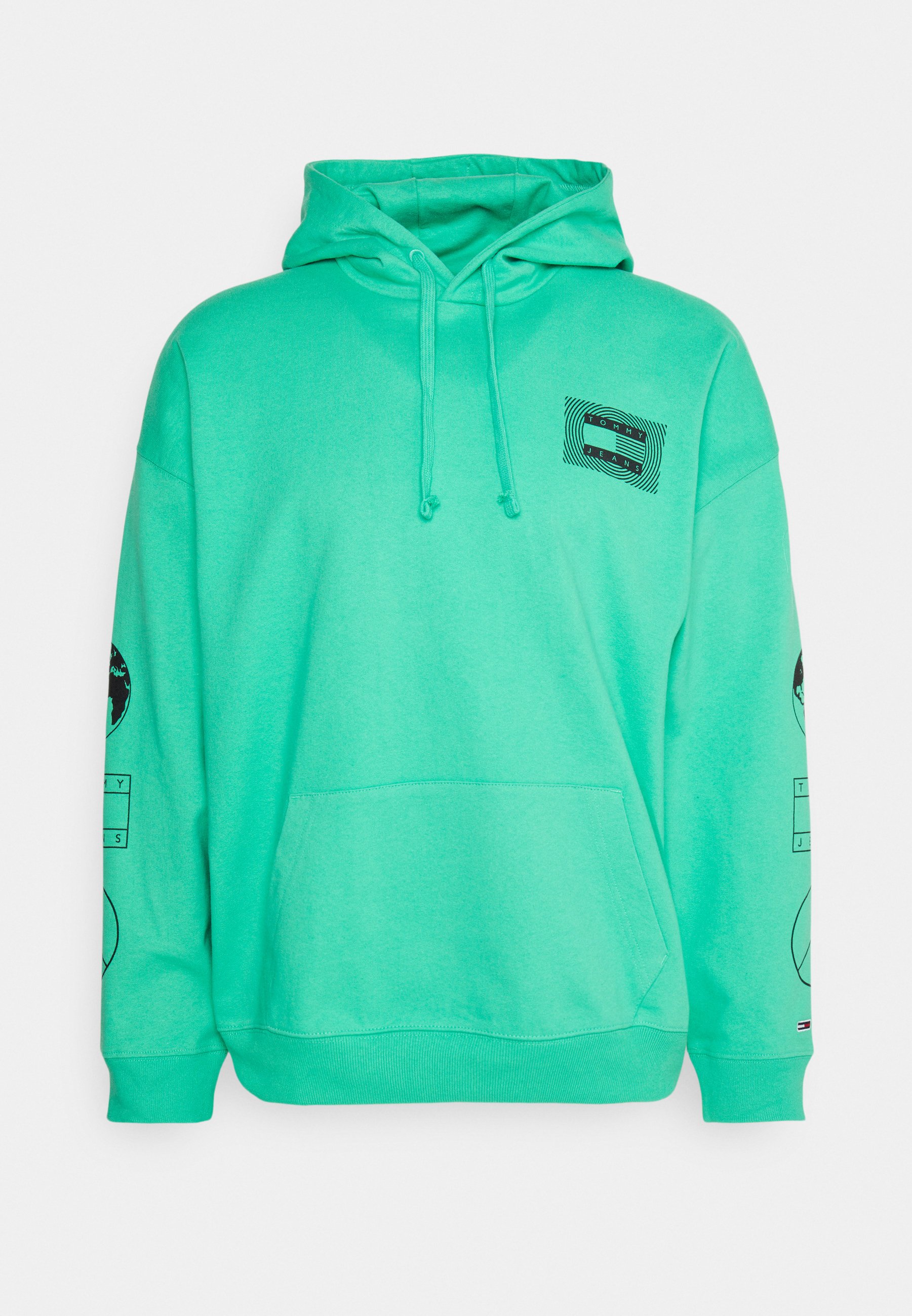 Tommy Jeans GLOBAL UNITEES HOODIE - Sudadera - tropic palm/verde - Zalando .es