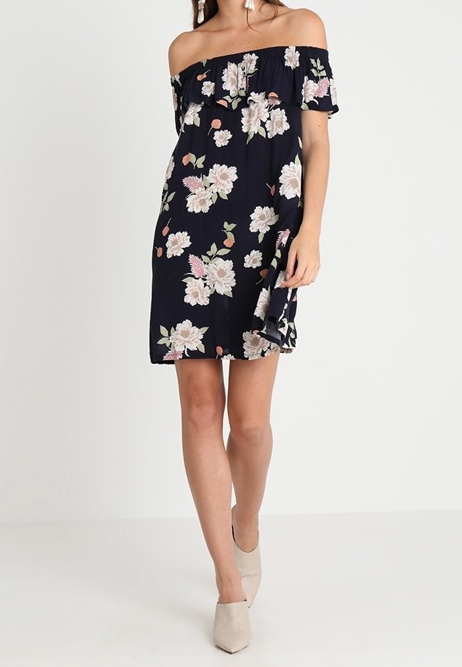 Robe Vintage Dorothy Perkins Taille 14 - Imprimé Floral Devant, Genoux, Très Bon état