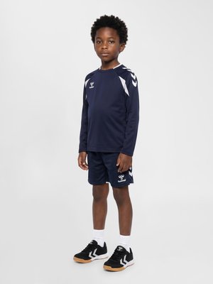 Hummel, HUMMEL HMLCORE 2.0 CREW NECK KIDS UNISEX - Langærmet T-shirt - marine white