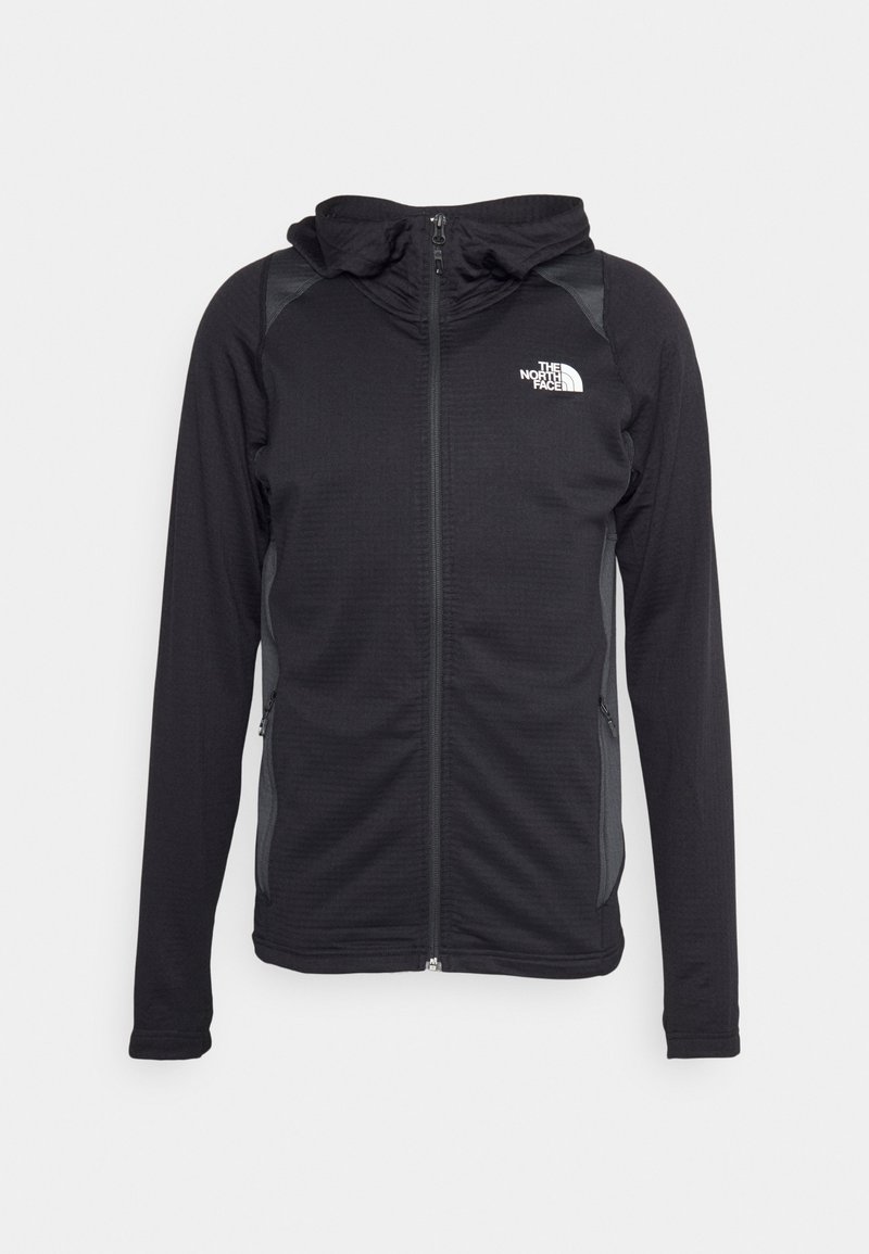 The North Face FULL ZIP HOODIE - Forro polar - black/asphalt grey/negro -  Zalando.es