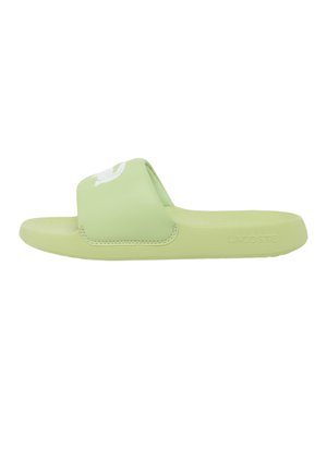 Lacoste Sandales de bain - vert clair blanc