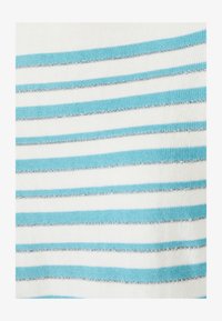 Non sélectionné, rayé turquoise