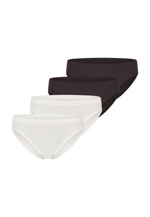 4ER PACK GO SENSE - Bikini-Hose - schwarz   creme