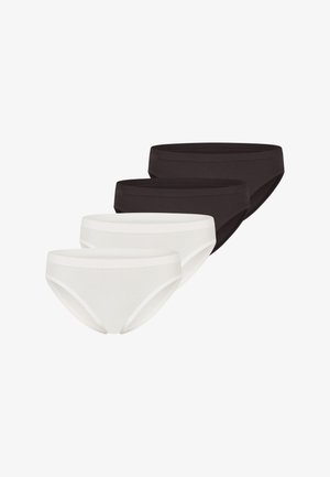 4ER PACK GO SENSE - Bas de bikini - schwarz creme