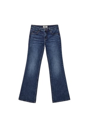 Stradivarius Jean flare - light-blue denim