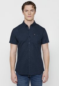 Koroshi SHORT SLEEVE - Overhemd - azul blue