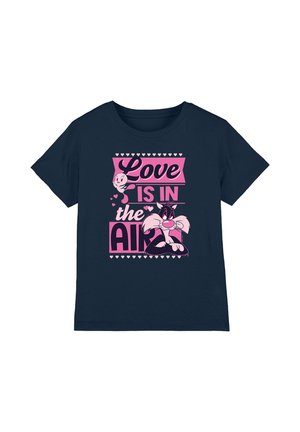 Cotton Soul, LOONEY TUNES VALENTINE'S DAY TWEETY SYLVESTER LOVE IN THE AIR UNISEX - Print T-shirt - dark blue