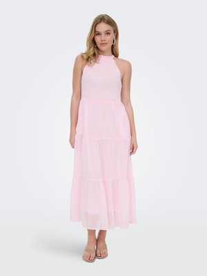 ONLY ONLPETRA LIFE HALTER NECK - Maxi ruha - cherry blossom