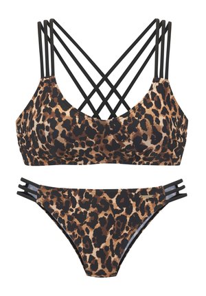 SET - Bikini - leo bedruckt