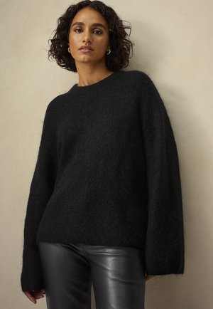 Ellos Collection ELENA - Striktrøje - schwarz