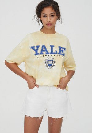 Print T-shirt - yellow