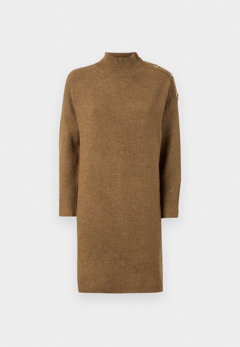 Only Gebreide jurk tan Only Gebreide jurk tan