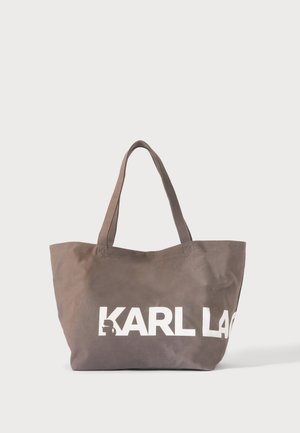 KARL LAGERFELD, ESSENTIAL - Bolso shopping - ash grey