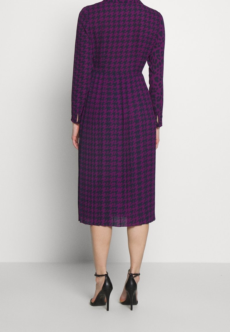 ted baker deep purple dress Sleeveless Asymmetric Bias Cut Midi Dress | Isparta