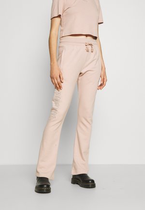 OPEN HEM  - Tracksuit bottoms - ash pearl