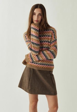 Noella, N-MIRTIE KNIT - Πουλόβερ - debor multi stripe