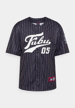 VARSITY PINSTRIPE BASEBALL UNISEX - T-shirt con stampa - black