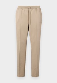 BALLIER SCRIPT CASUAL PANTS - Tracksuit bottoms - dark sand