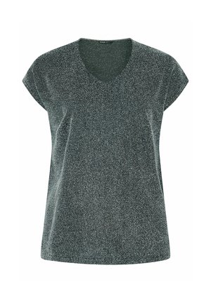 Yours Clothing, PLUS SIZE TOP CO-ORDS - Basic T-shirt - dark grey