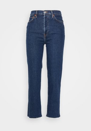 RE/DONE STOVE PIPE - Jeans Straight Leg - dark rinse